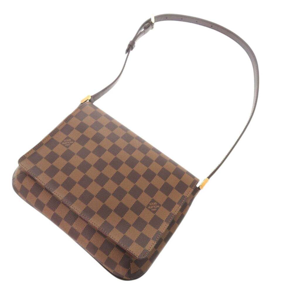 LOUIS VUITTON Authentic Brown Damier Shoulder Bag - Picture 4 of 10